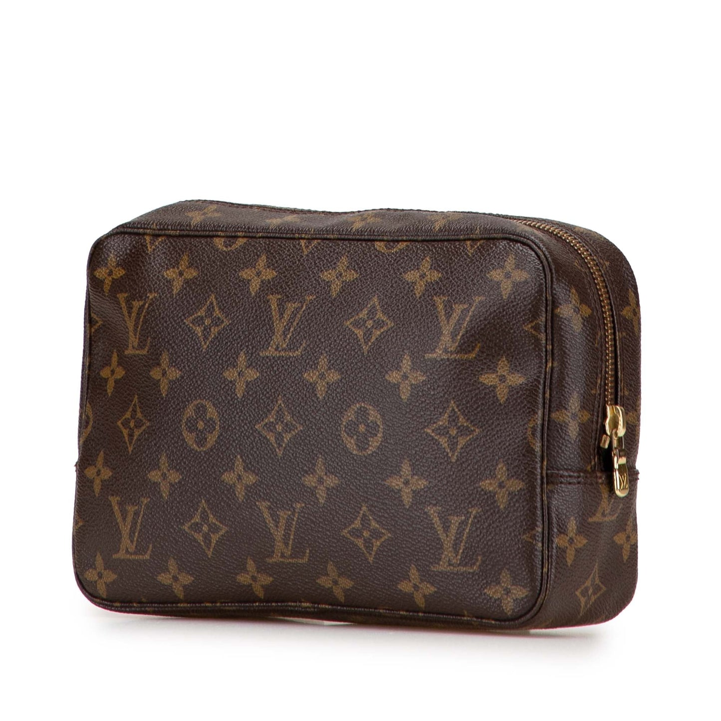 Brown Louis Vuitton Monogram Trousse Toilette 23 Clutch Bag