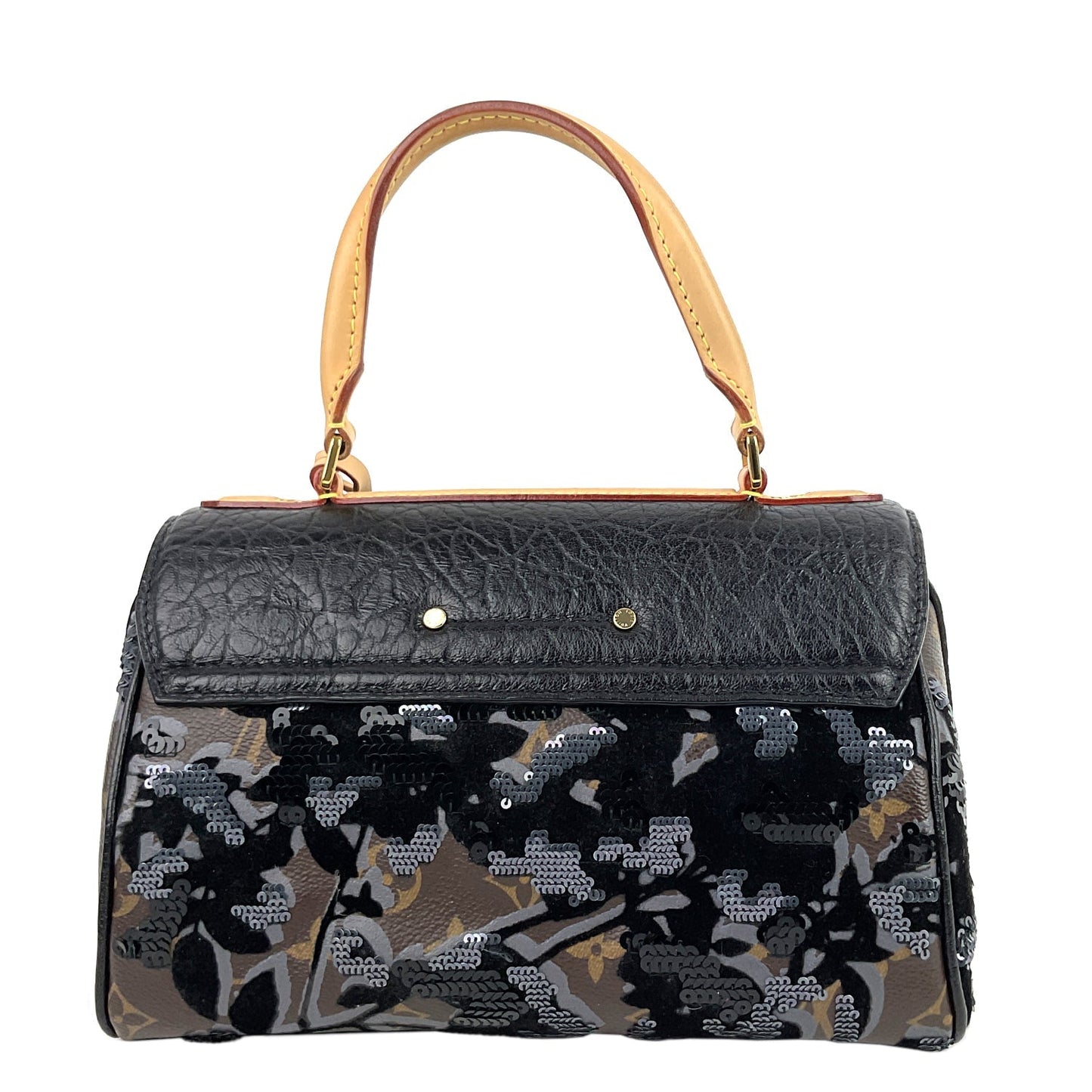LOUIS VUITTON Carrol Fleur de Jais Monogram Canvas Bag