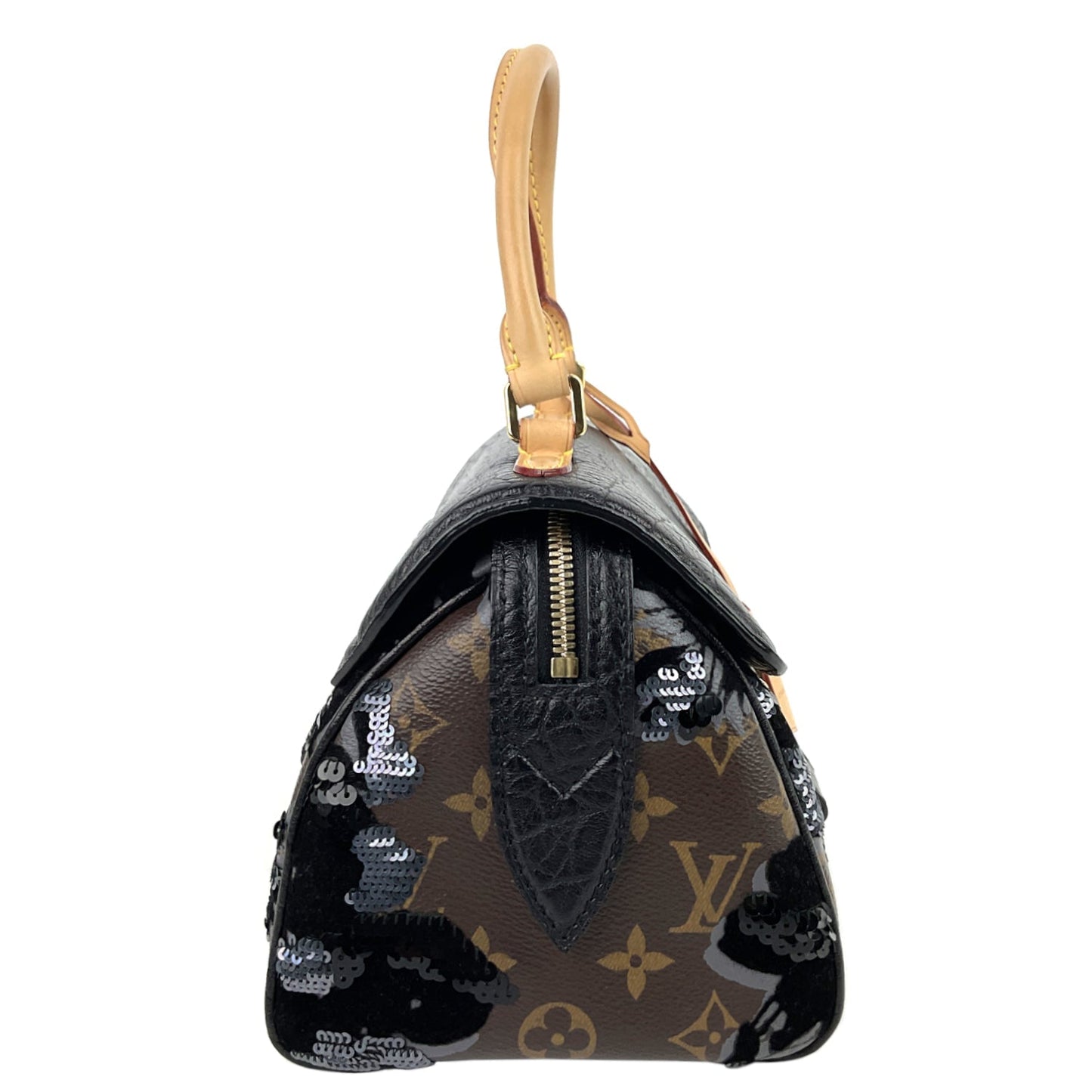 LOUIS VUITTON Carrol Fleur de Jais Monogram Canvas Bag