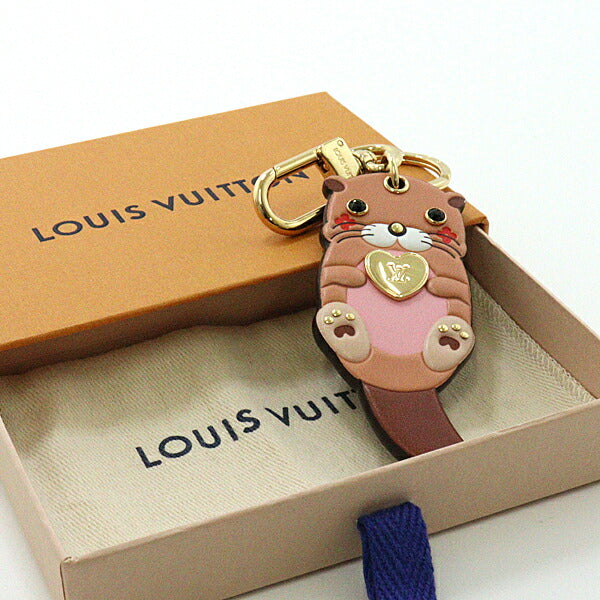 LOUIS VUITTON Bag charm M00823 Monogram canvas, leather Multi Bag charm Sea Otter Animal Keychain Otter Women