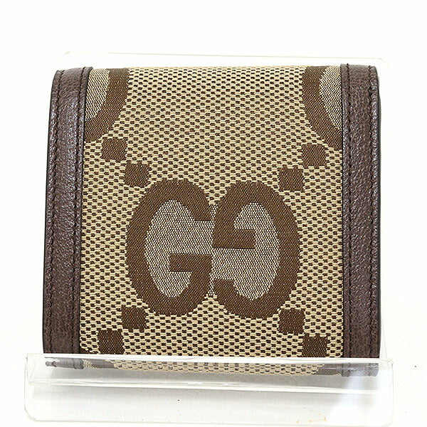 GUCCI Bifold Wallet 658635 GG canvas Brown Gucci Diana Jumbo GG Compact Wallet