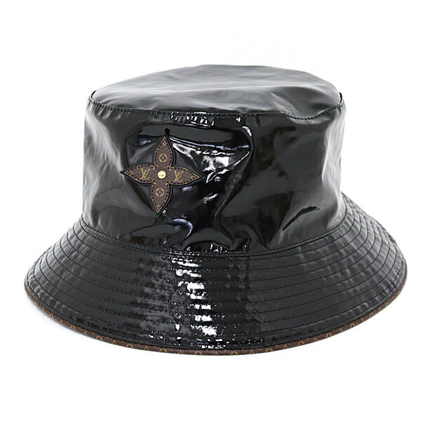 LOUIS VUITTON hat M77020 cotton black Bob Rainey Day