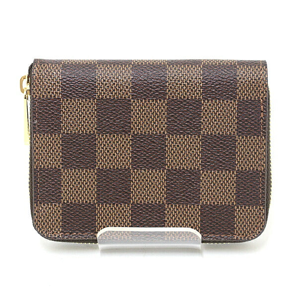 LOUIS VUITTON Coin case N60492 Damier Ebene Canvas multicolor Wallet Coin Pocket Zippy Coin Purse Vivienne Women
