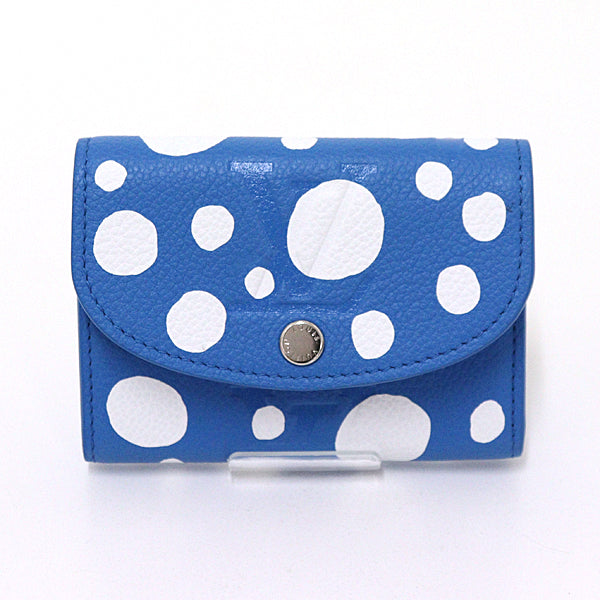 LOUIS VUITTON Coin case M81984 leather By color YAYOI KUSAMA 2-fold Wallet Women
