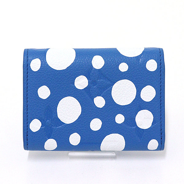 LOUIS VUITTON Coin case M81984 leather By color YAYOI KUSAMA 2-fold Wallet Women