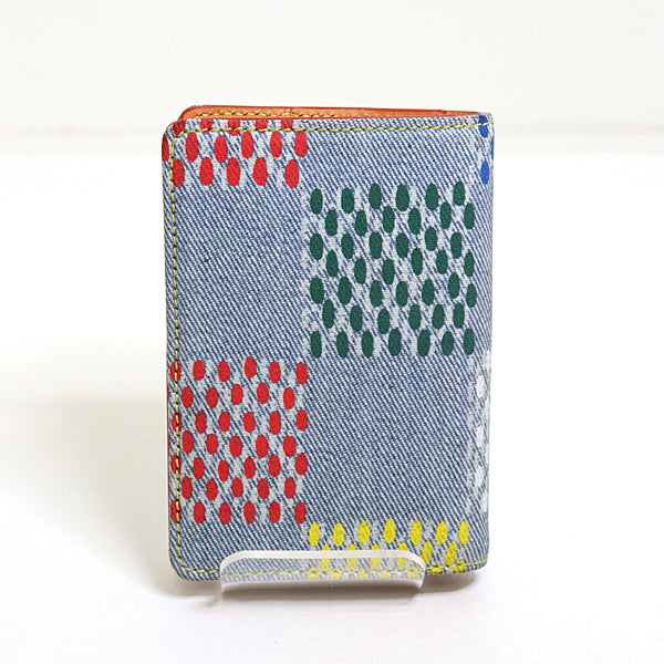 LOUIS VUITTON Card Case N00164 Denim, Leather multicolor Organizer De Poch mens