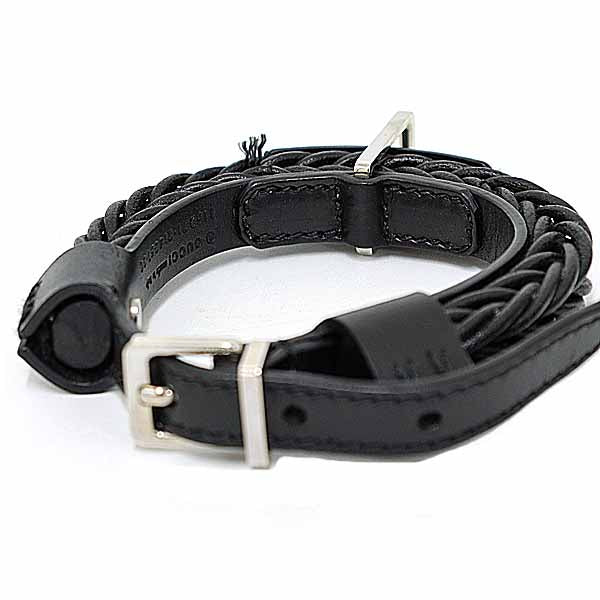GUCCI Other accessories 115271 214351 30 leather black DOG Collar Lead
