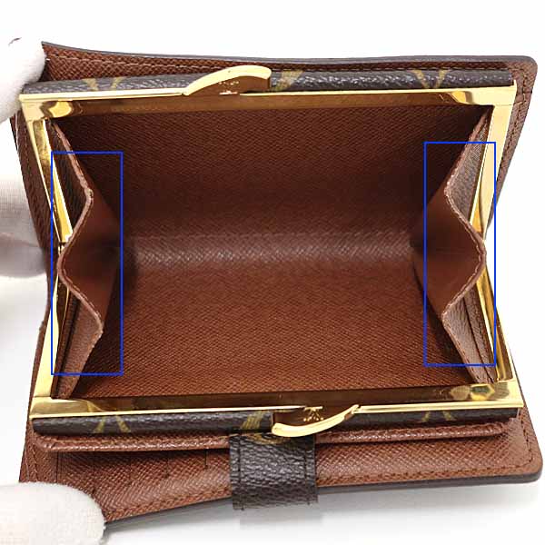 LOUIS VUITTON Bifold Wallet M61674 Monogram canvas Brown Portefeuille Viennoiserie Women