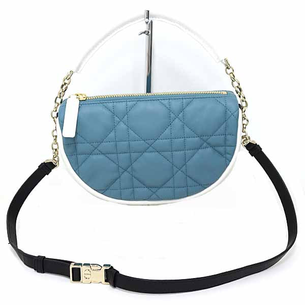 Christian Dior Shoulder Bag lambskin blue Dior Vibe Small Hobo Bag Women