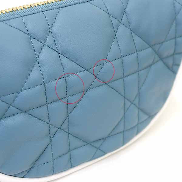 Christian Dior Shoulder Bag lambskin blue Dior Vibe Small Hobo Bag Women
