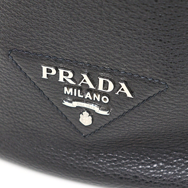 PRADA Shoulder Bag 1BE060 leather black 2WAY Shoulder Bag Women