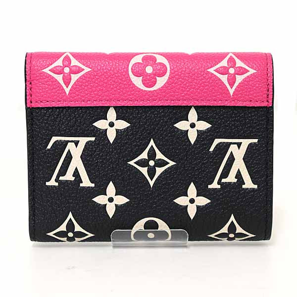 LOUIS VUITTON Tri-fold wallet M81285 Monogram Empreinte leather pink Portefeuille Victorine