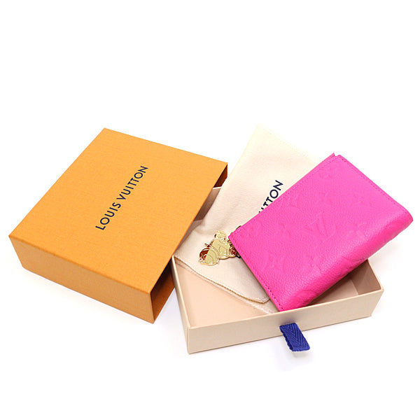 LOUIS VUITTON Bifold Wallet M14087 leather pink LV × TM Portefeuille・Lisa