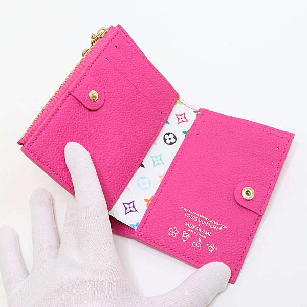 LOUIS VUITTON Bifold Wallet M14087 leather pink LV × TM Portefeuille・Lisa