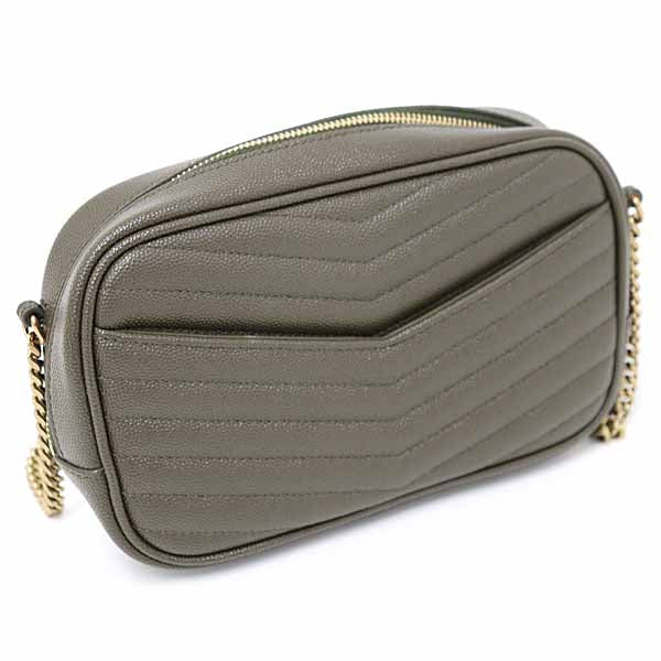 SAINT LAURENT Shoulder Bag 612579 Calfskin khaki Lou Mini Bag Cross Sling Bag