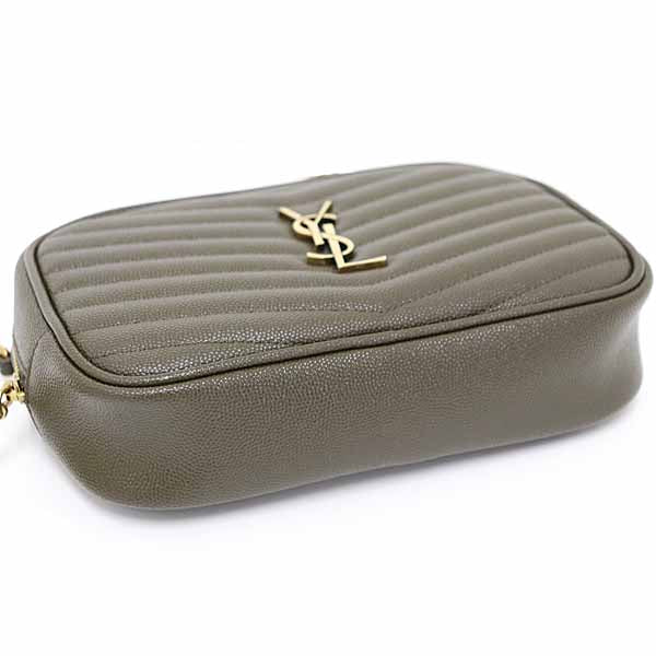 SAINT LAURENT Shoulder Bag 612579 Calfskin khaki Lou Mini Bag Cross Sling Bag