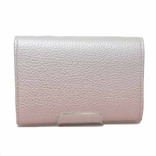 LOUIS VUITTON Tri-fold wallet M83686 Grain Calfskin Leather Shaded Pink Portefeuille Compact