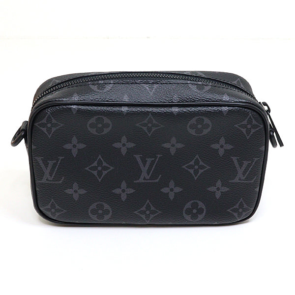 LOUIS VUITTON Shoulder Bag Monogram canvas Black Grey Trocadero Wearable Wallet