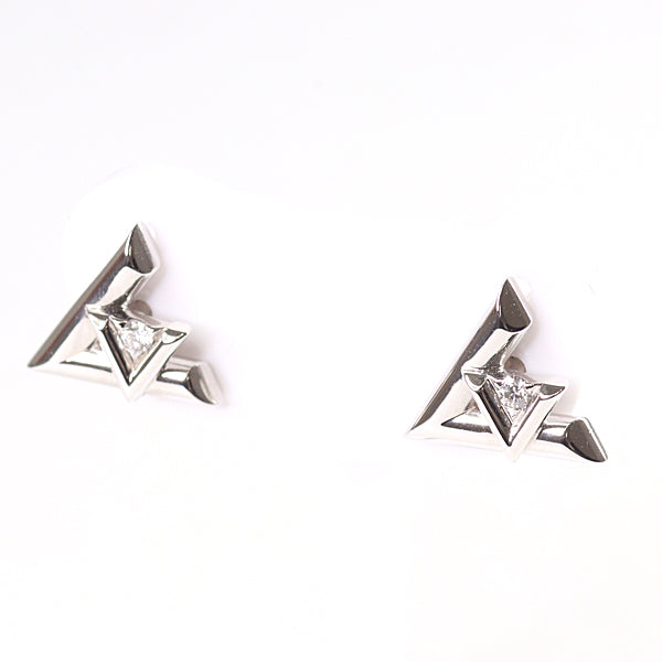 LOUIS VUITTON Pierce Q96970 K18 white gold Silver Pierce LV Vault One