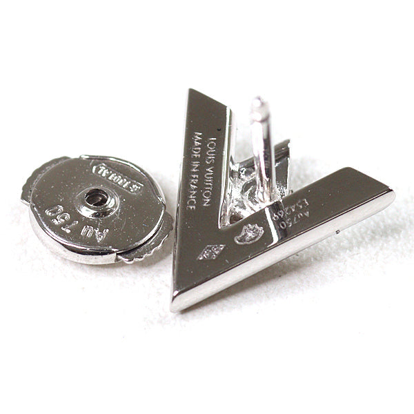 LOUIS VUITTON Pierce Q96970 K18 white gold Silver Pierce LV Vault One