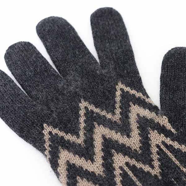 LOUIS VUITTON gloves M75576 cashmere Dark gray Karakorom cashmere gloves