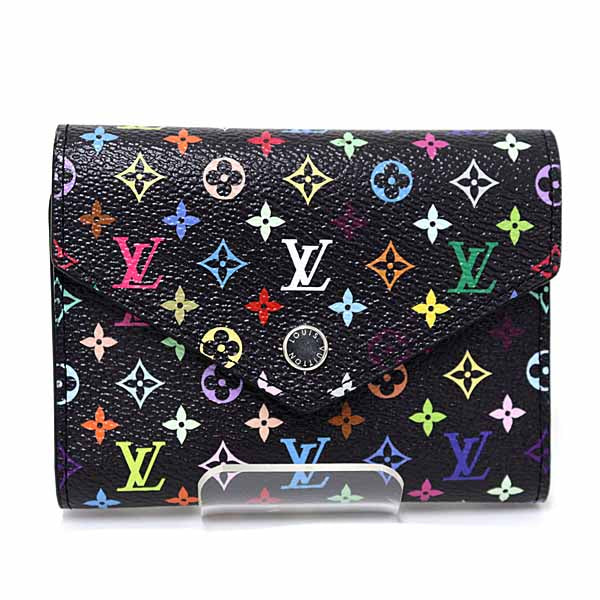 LOUIS VUITTON Tri-fold wallet M14163 Monogram canvas multicolor LV × TM Portefeuille Victorine