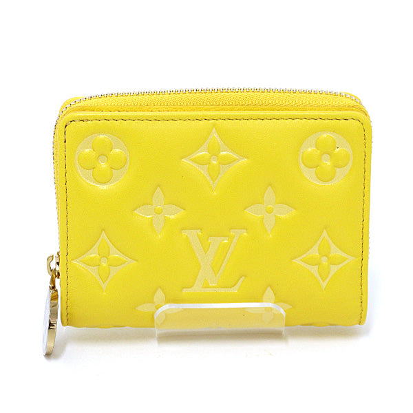 LOUIS VUITTON Bifold Wallet M13792 Monogram Ann Platt Ginkgo Yellow Portefeuille Lou