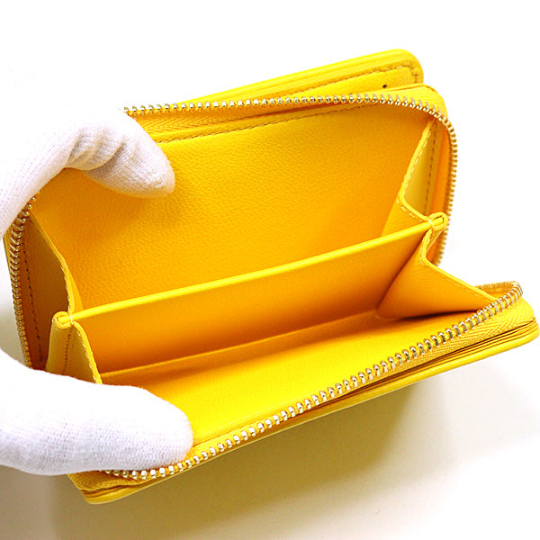LOUIS VUITTON Bifold Wallet M13792 Monogram Ann Platt Ginkgo Yellow Portefeuille Lou