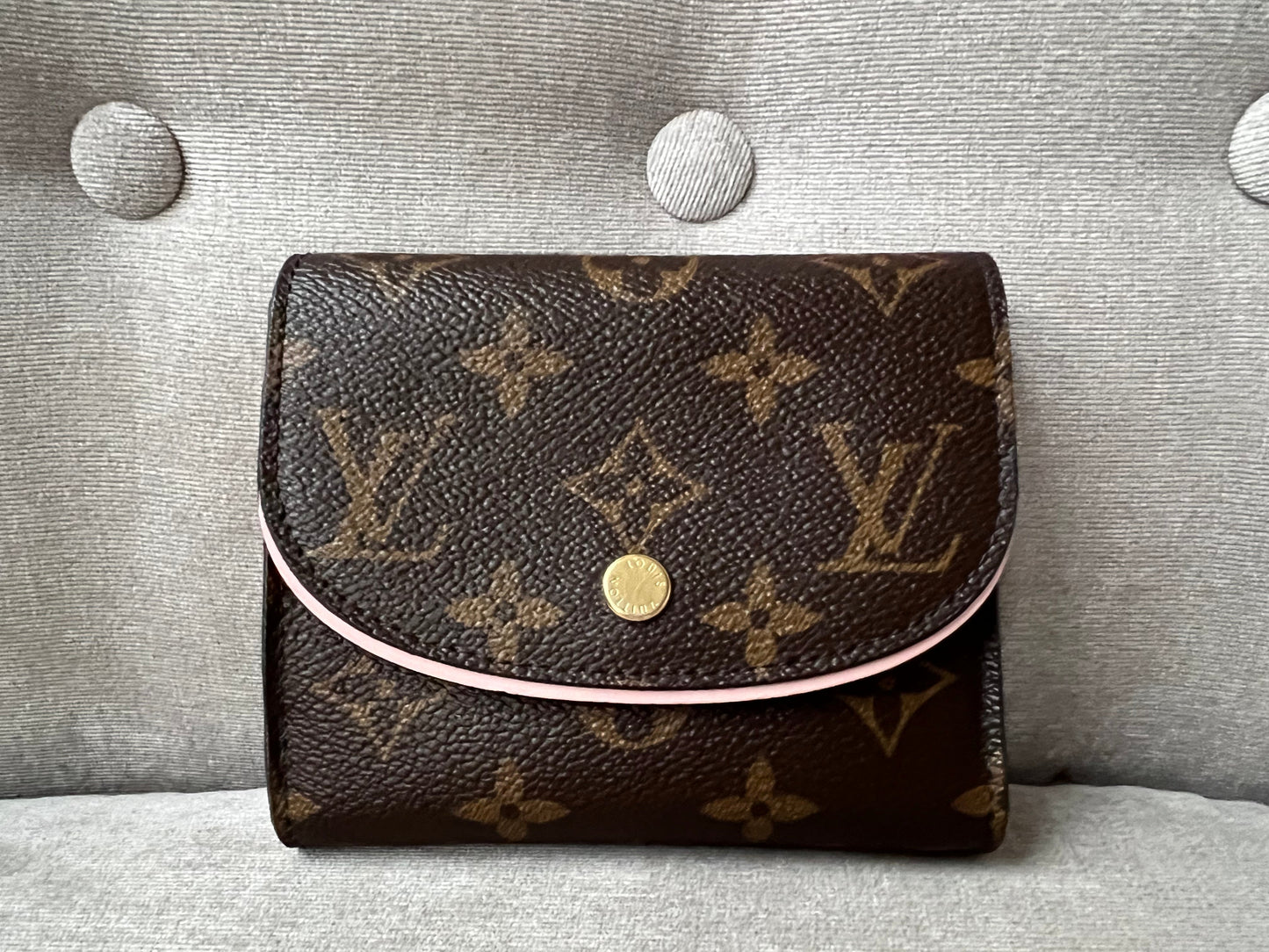 Louis Vuitton Ariane Compact Wallet Monogram Rose Ballerine