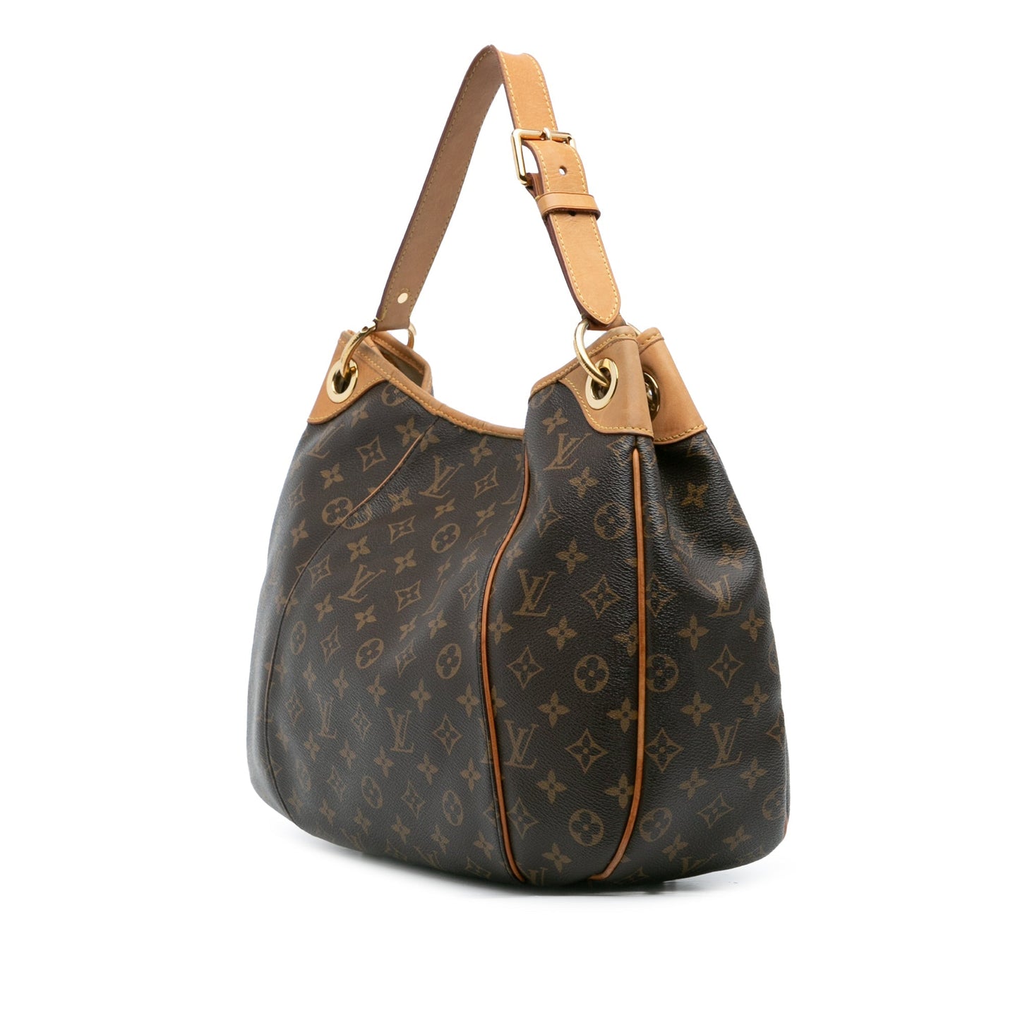 Brown Louis Vuitton Monogram Galliera PM Shoulder Bag