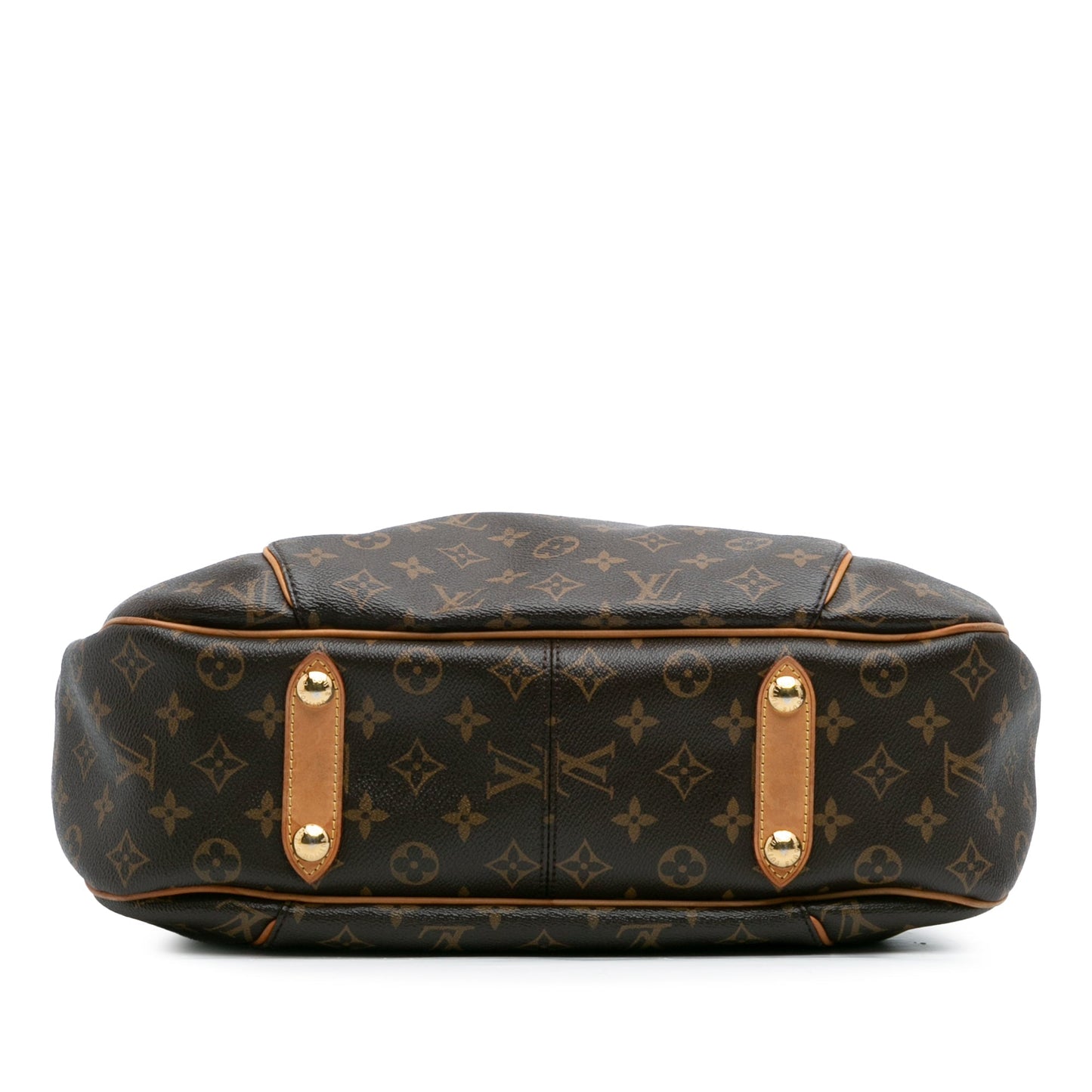 Brown Louis Vuitton Monogram Galliera PM Shoulder Bag