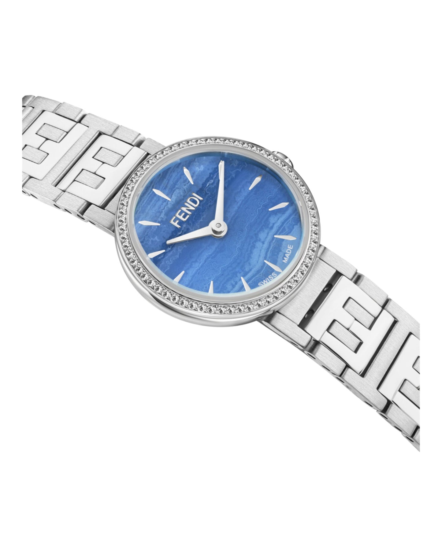 Fendi Womens Forever Fendi Stainless Steel 19mm Bracelet Fashion Watch