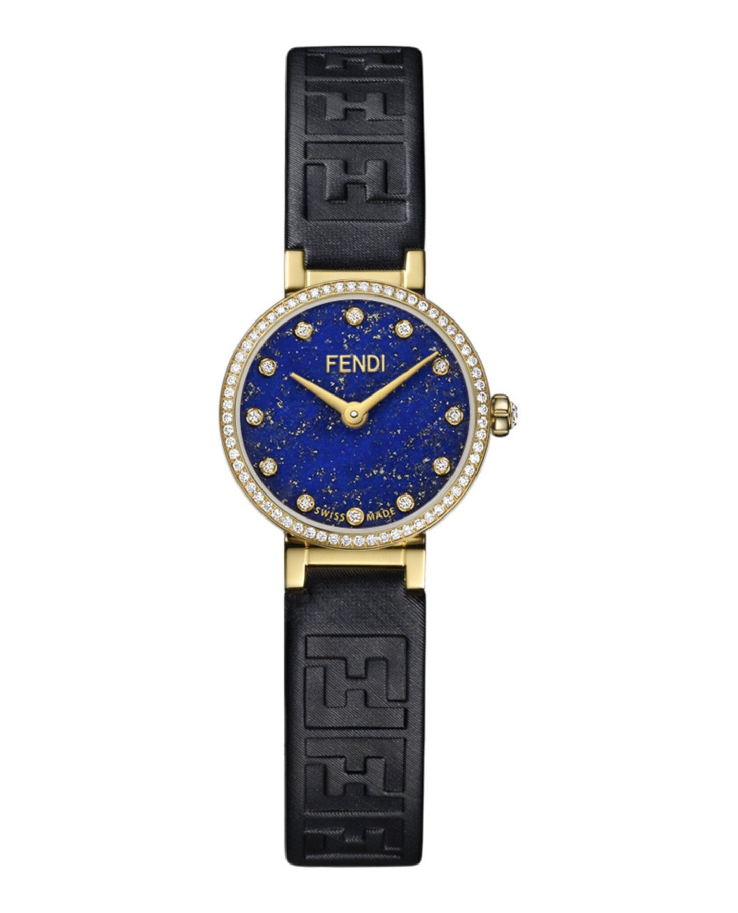 Fendi Womens  Gold 19mm Strap Fashion Watch