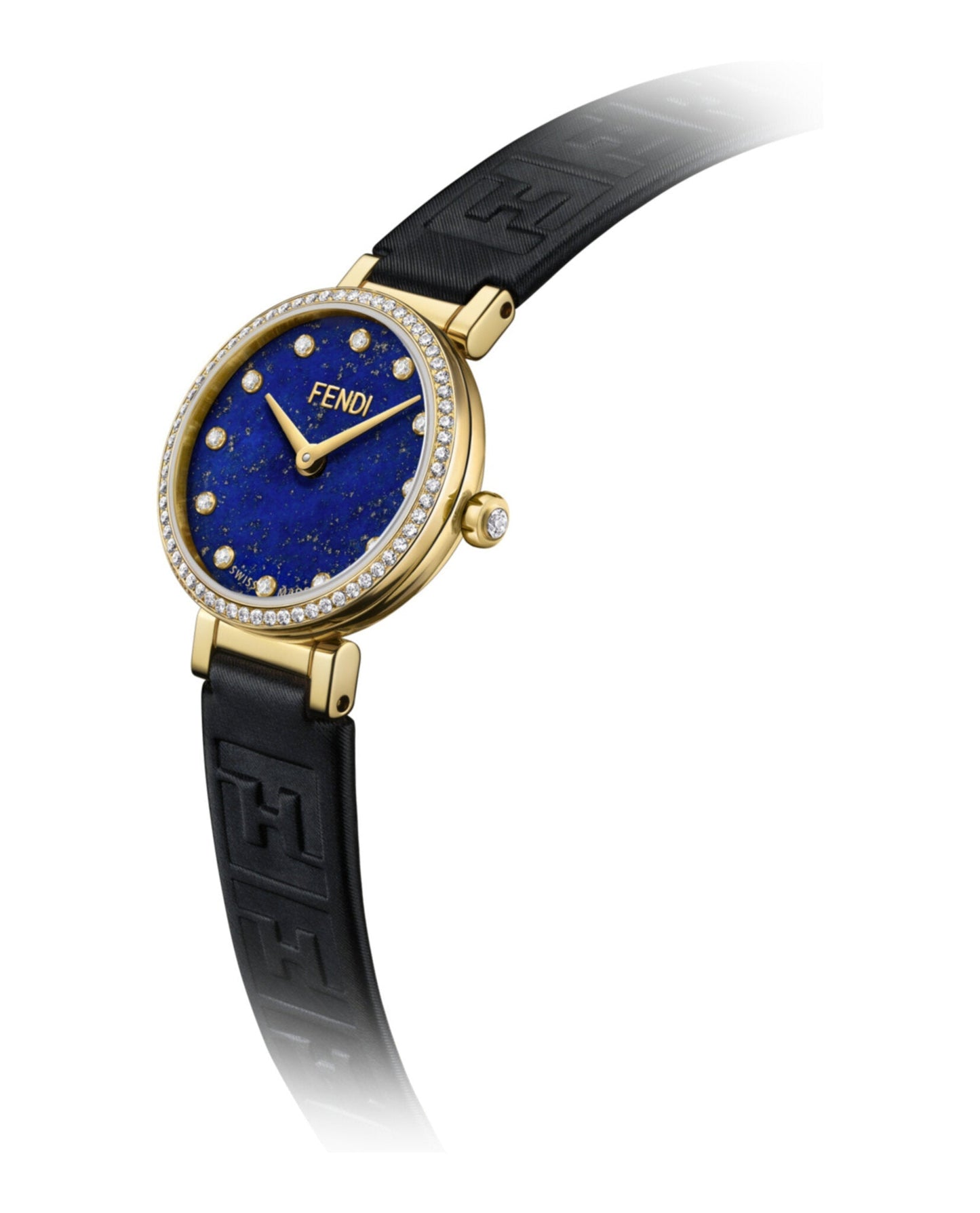 Fendi Womens  Gold 19mm Strap Fashion Watch