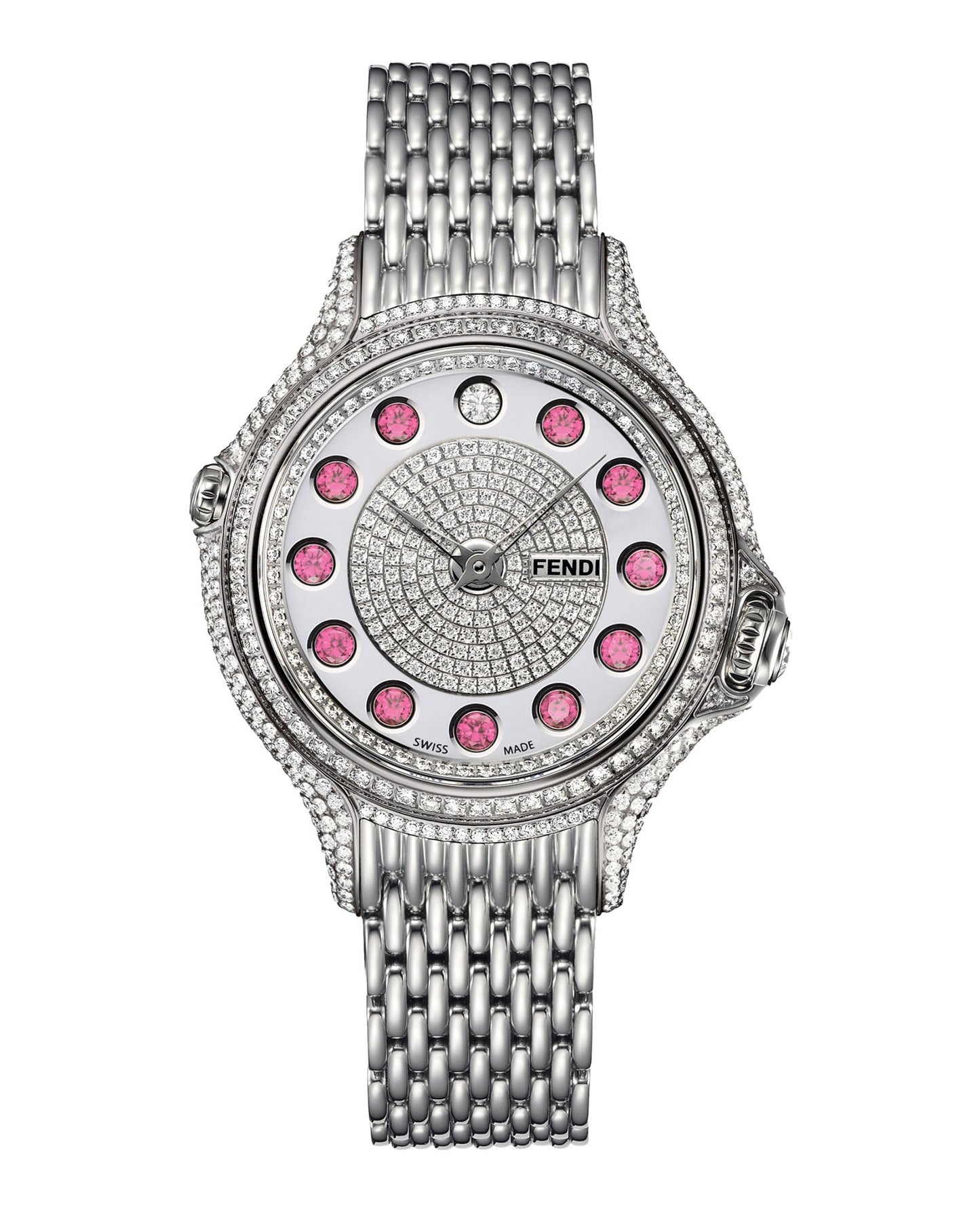 Fendi Womens  Stainless Steel 38mm Bracelet Fashion Watch