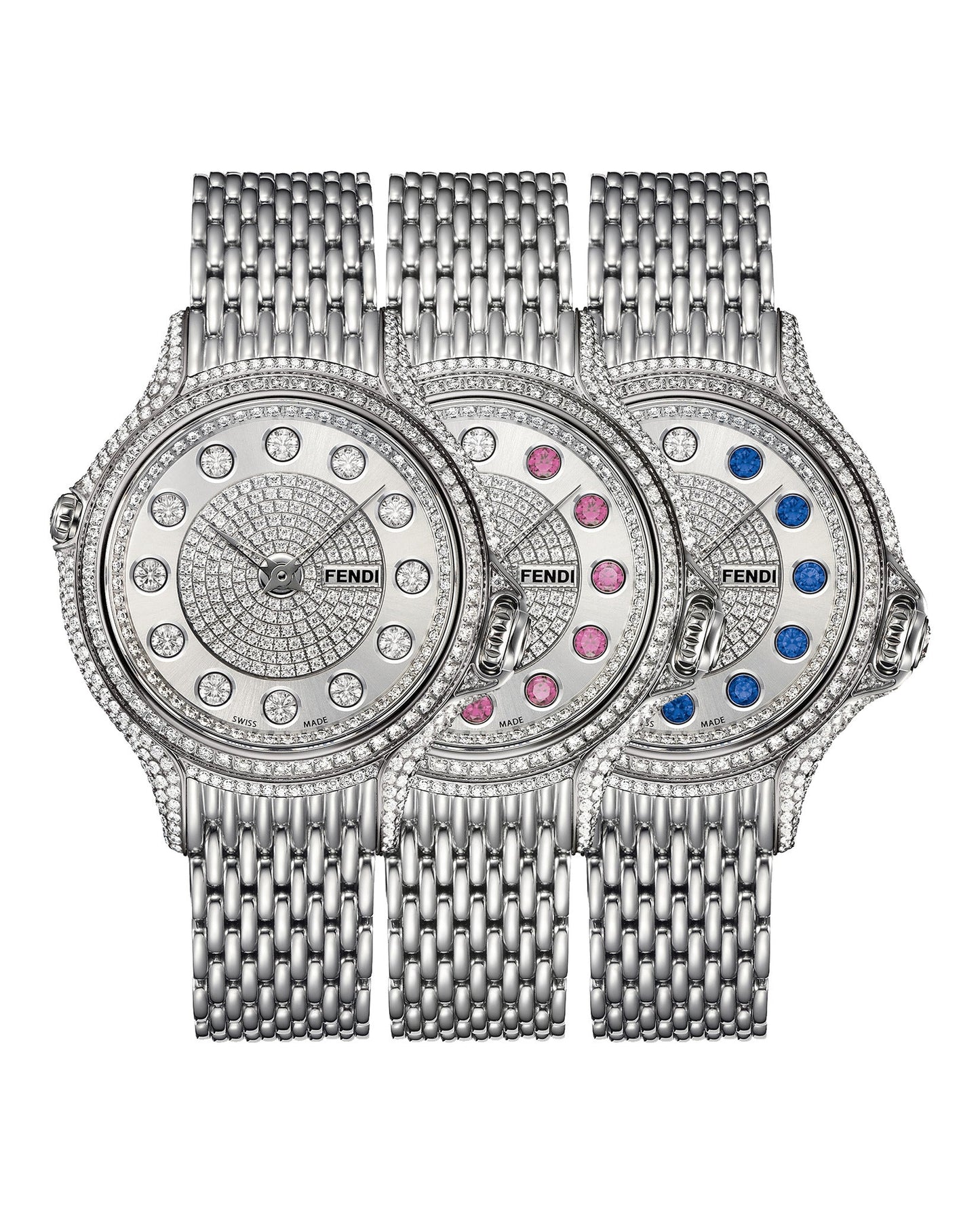 Fendi Womens  Stainless Steel 38mm Bracelet Fashion Watch