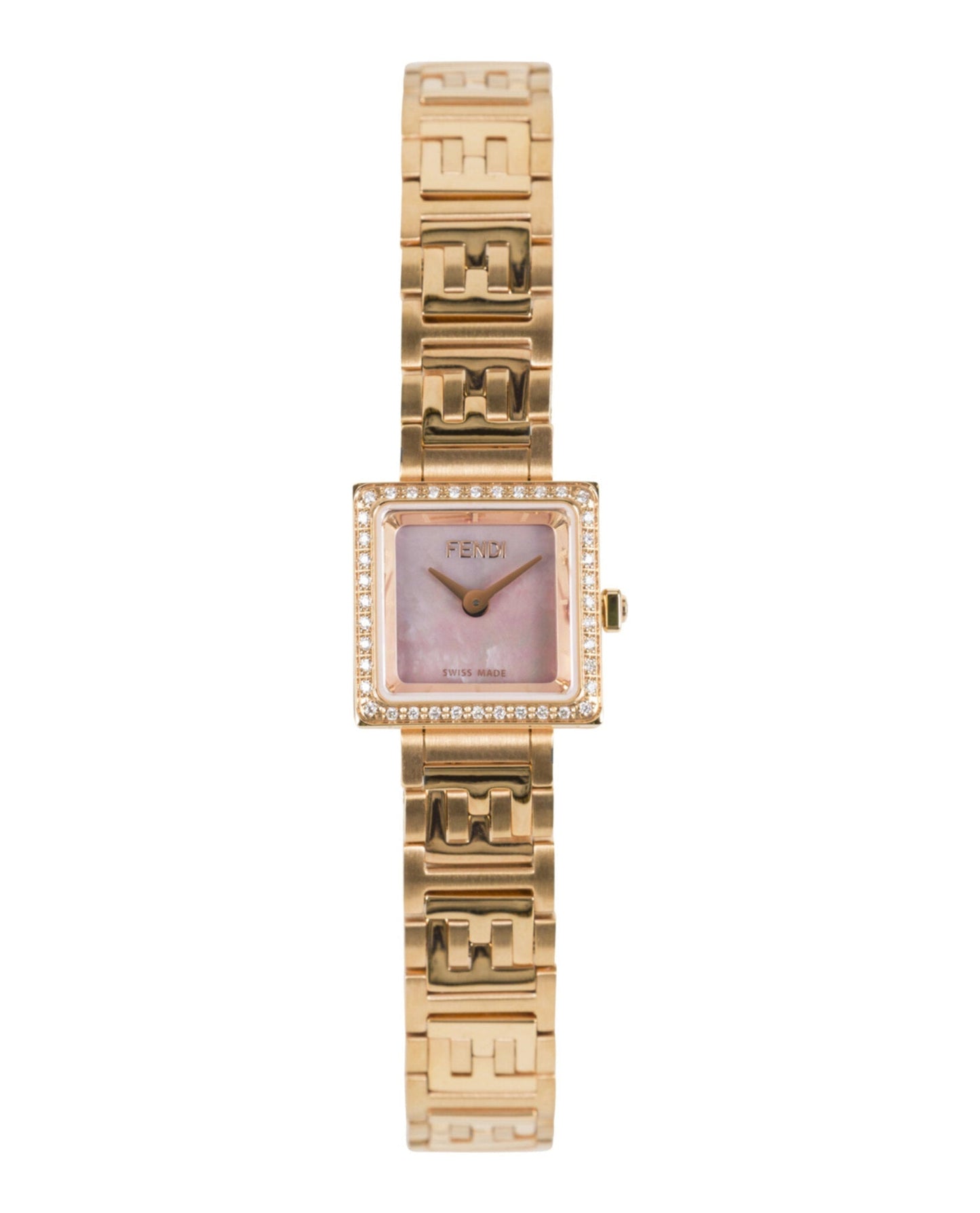 Fendi Womens  Rose Gold 16mm Bracelet Fashion Watch