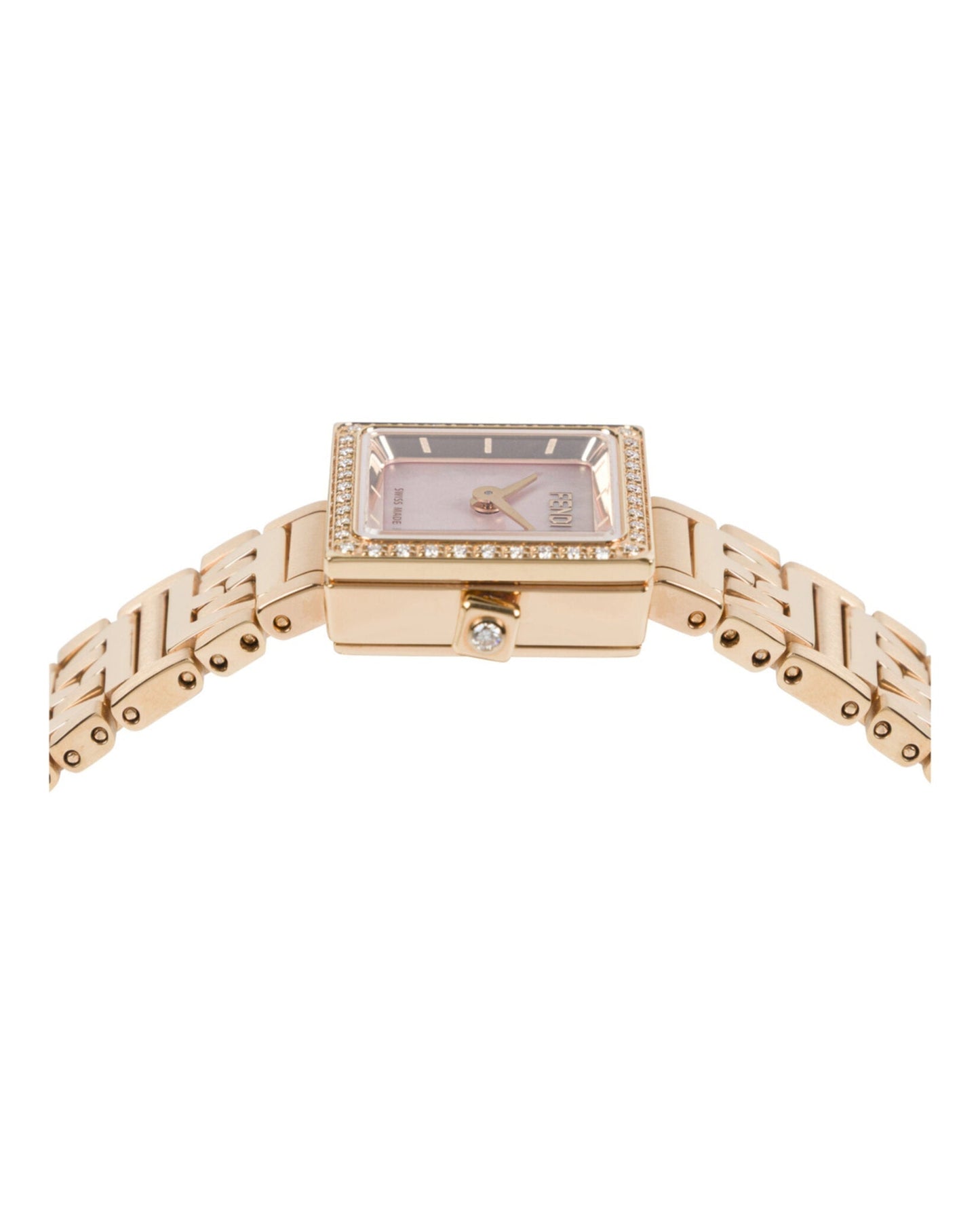 Fendi Womens  Rose Gold 16mm Bracelet Fashion Watch