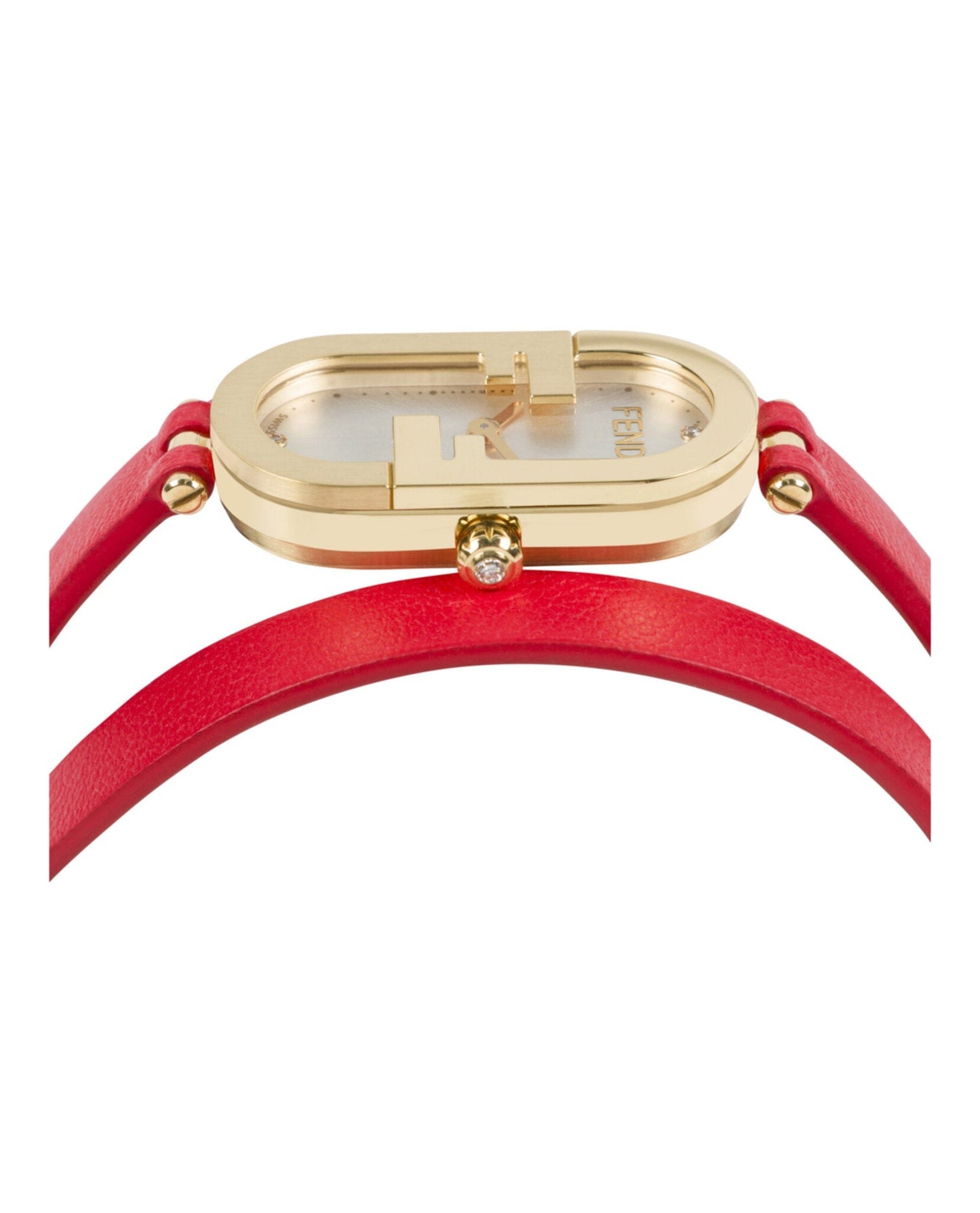Fendi Womens  Gold 14.8mm Strap Fashion Watch