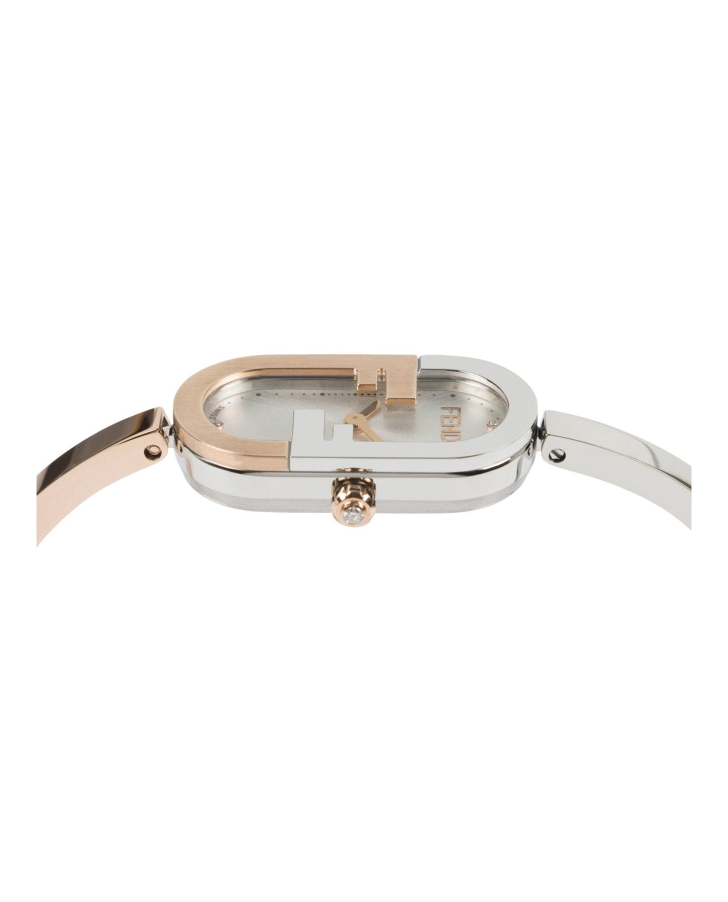 Fendi Womens  Two Tone 14.8mm Bracelet Fashion Watch