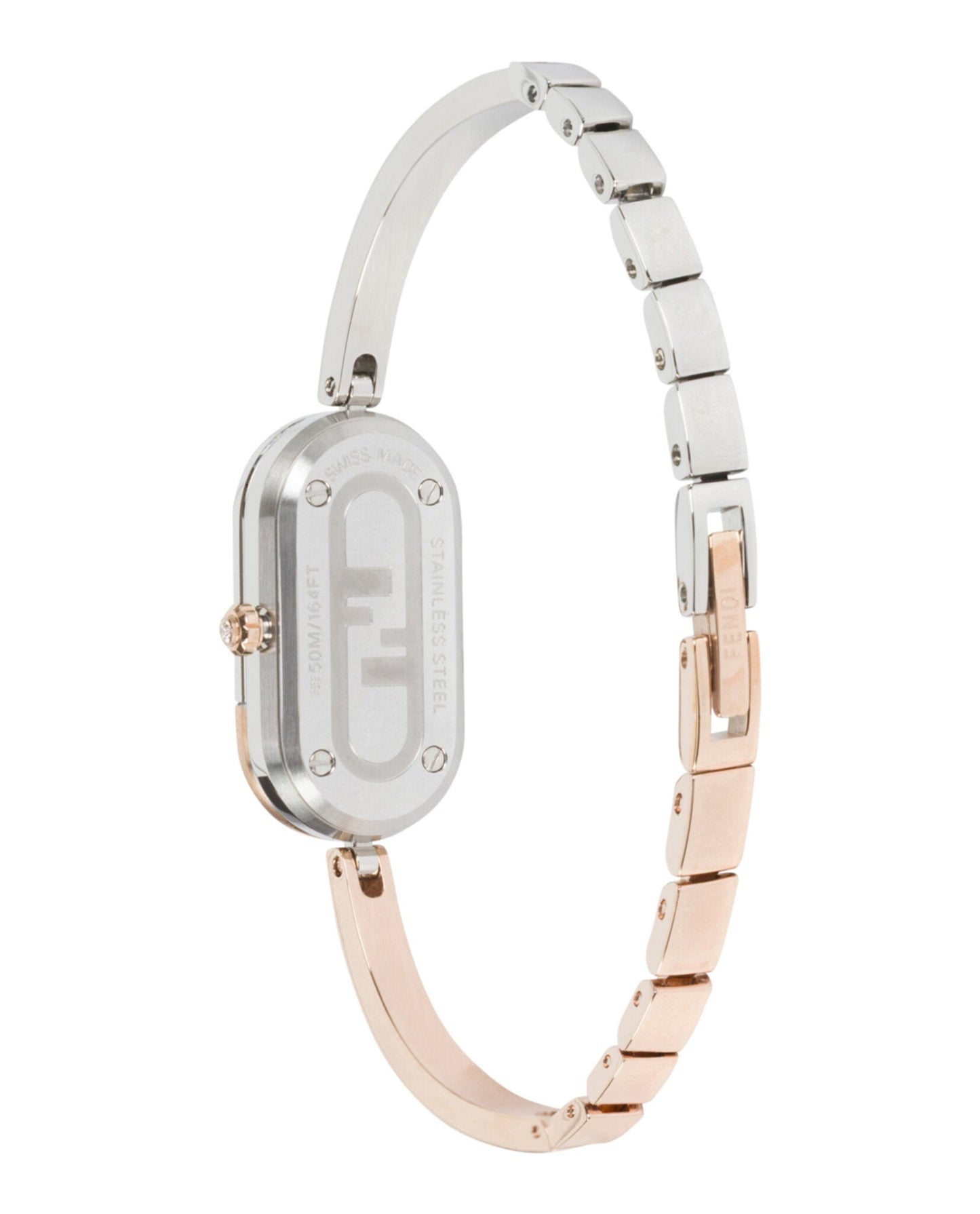 Fendi Womens  Two Tone 14.8mm Bracelet Fashion Watch