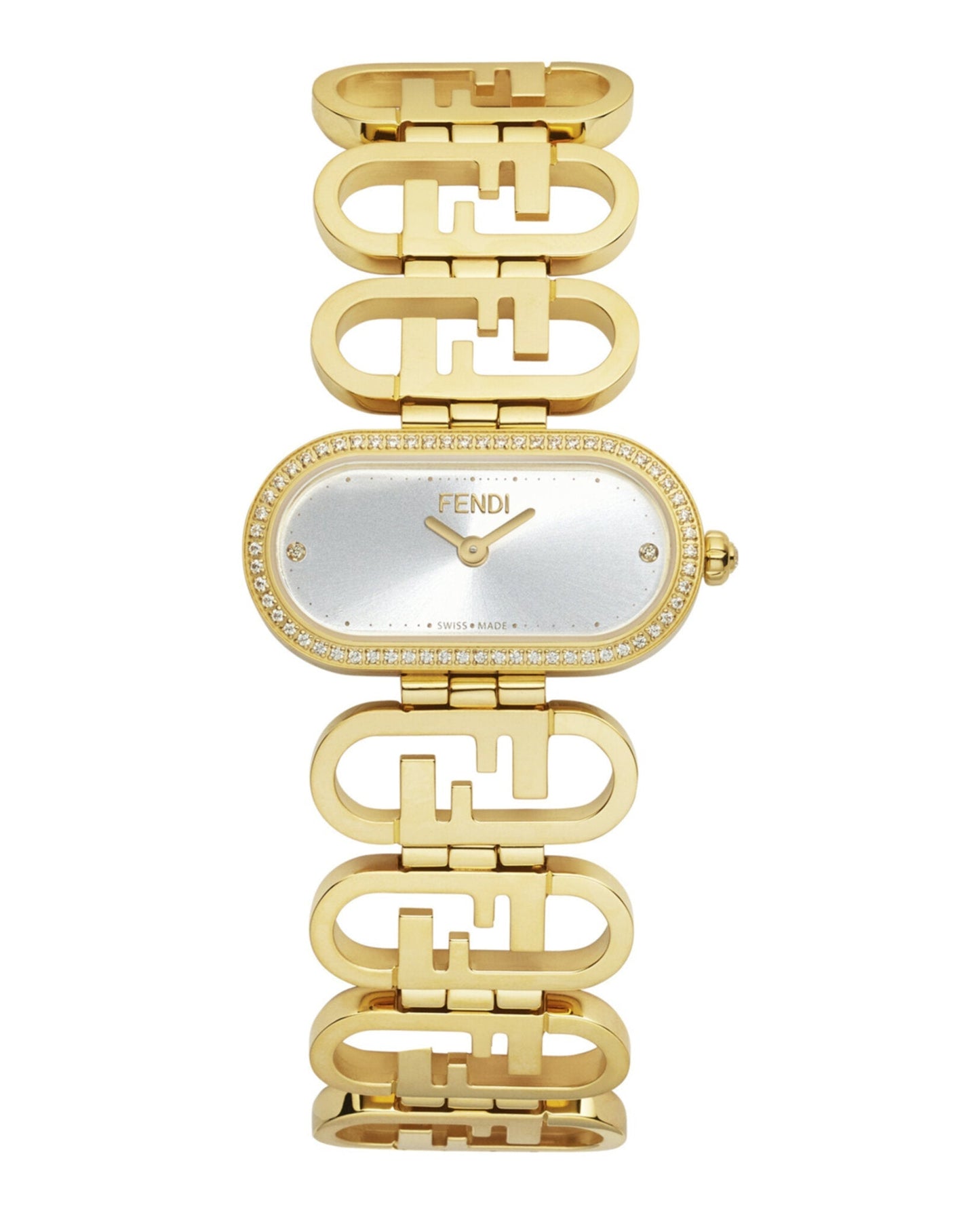 Fendi Womens  Gold 14.8mm Bracelet Fashion Watch