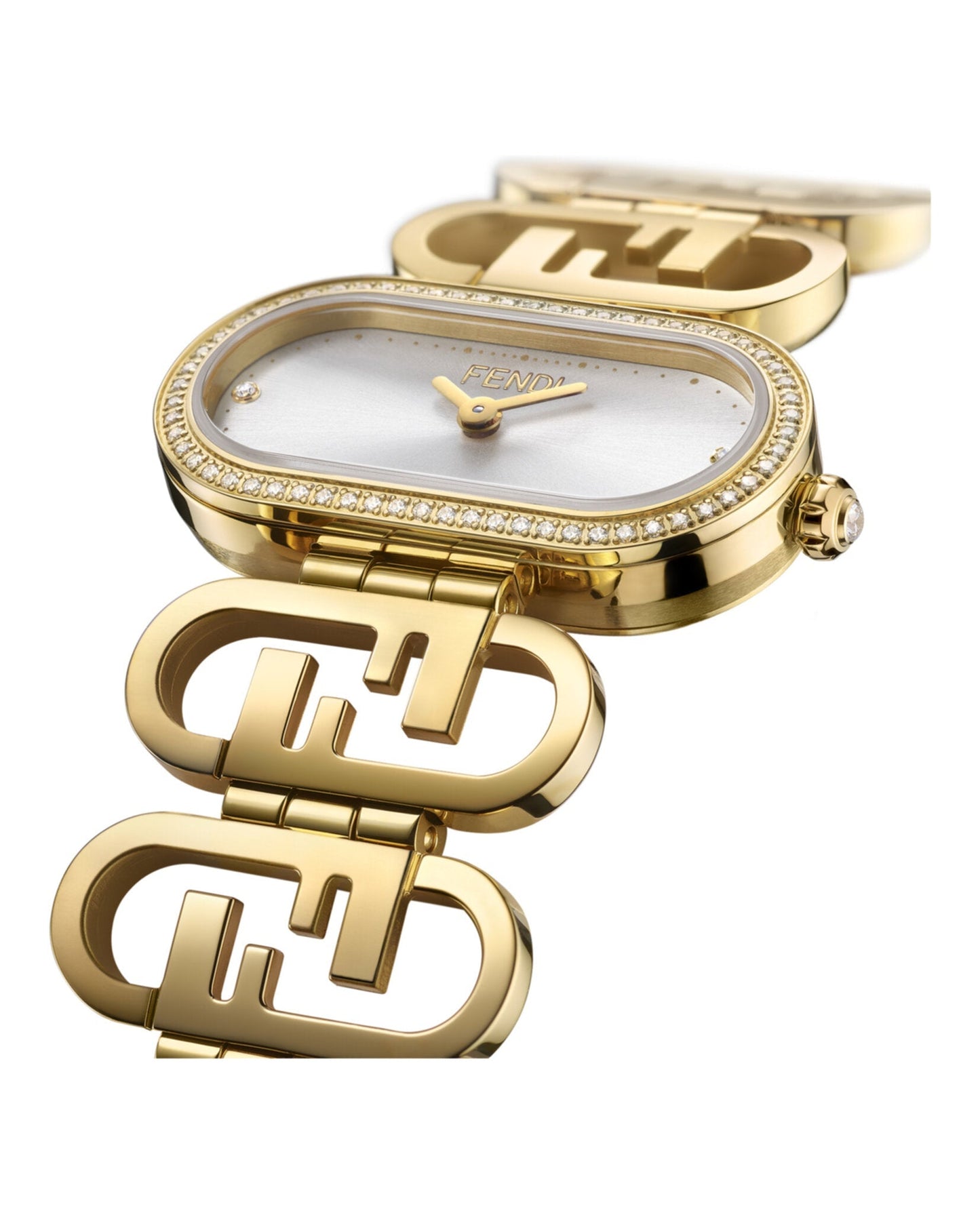 Fendi Womens  Gold 14.8mm Bracelet Fashion Watch