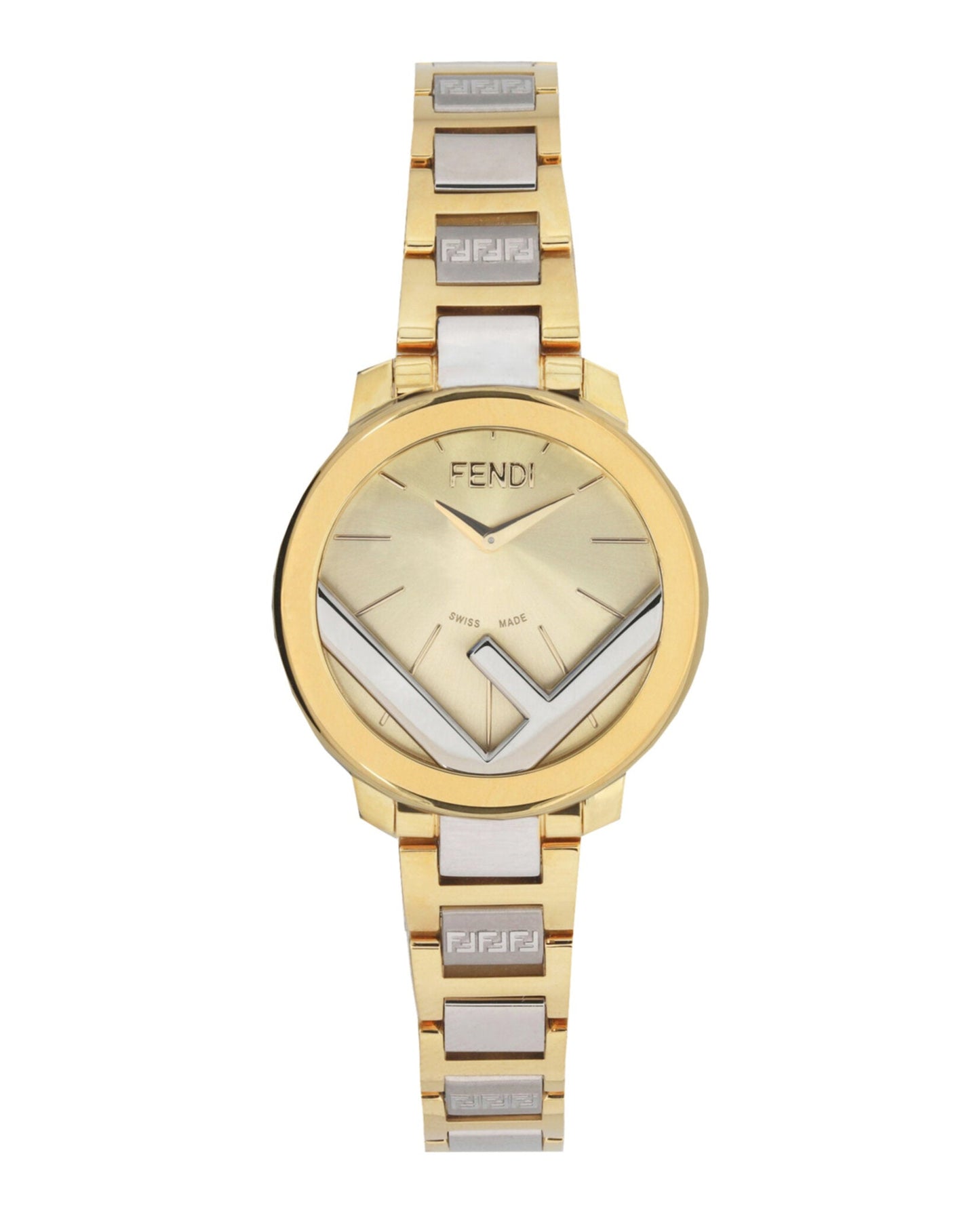 Fendi Womens  Two Tone 28mm Bracelet Fashion Watch
