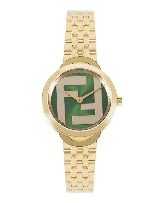 Fendi Womens  Gold 30mm Bracelet Fashion Watch