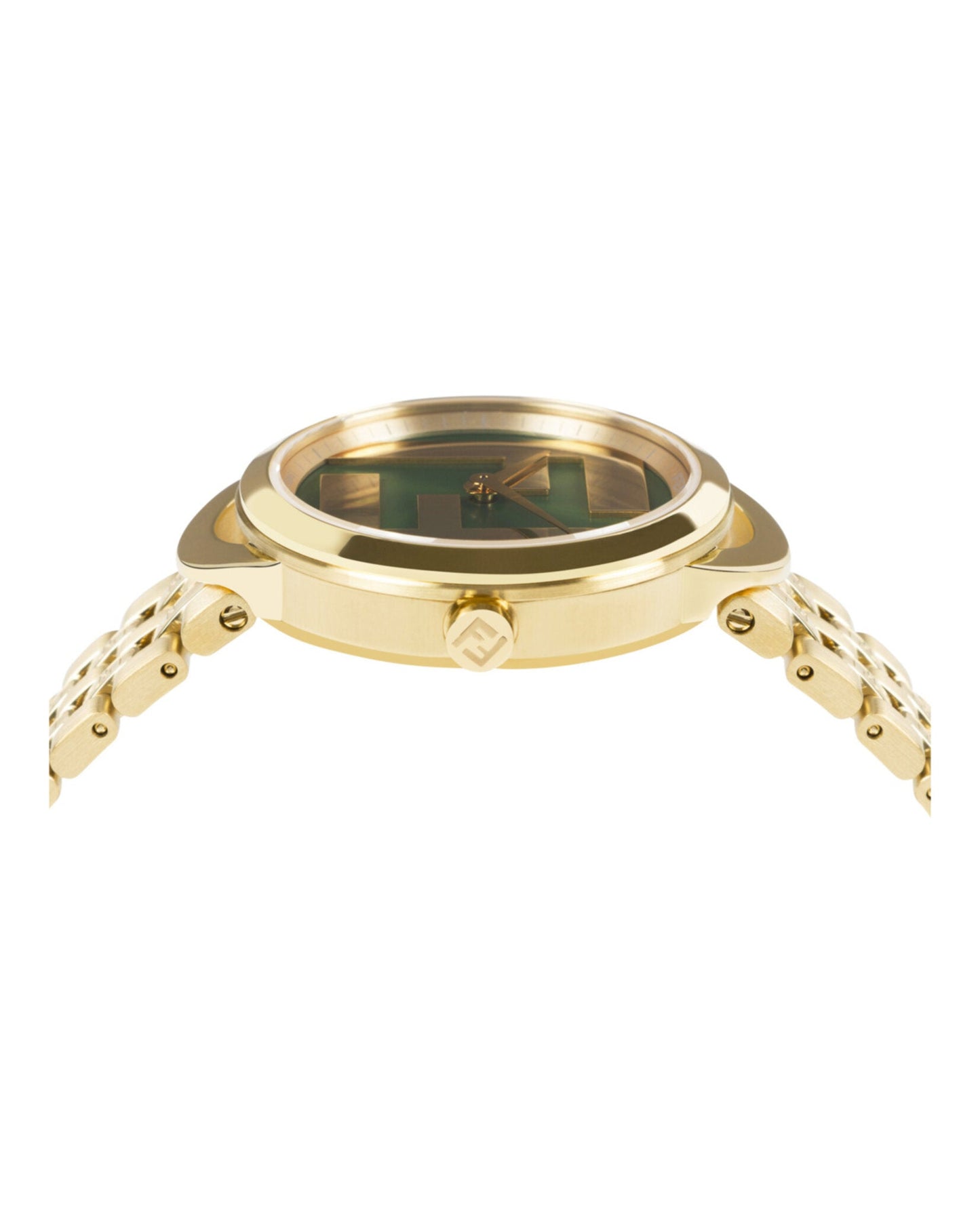 Fendi Womens  Gold 30mm Bracelet Fashion Watch