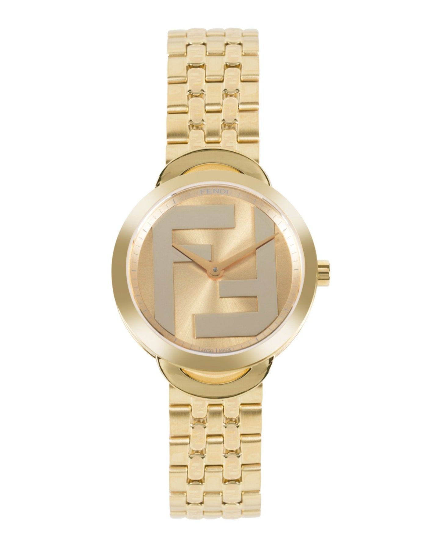 Fendi Womens  Gold 30mm Bracelet Fashion Watch