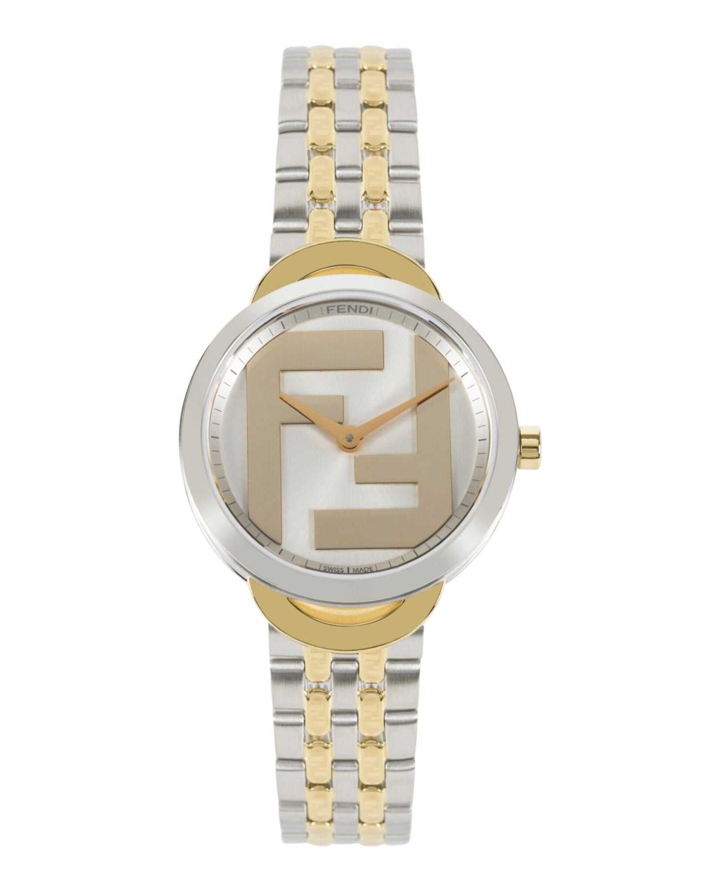 Fendi Womens  Two Tone 30mm Bracelet Fashion Watch
