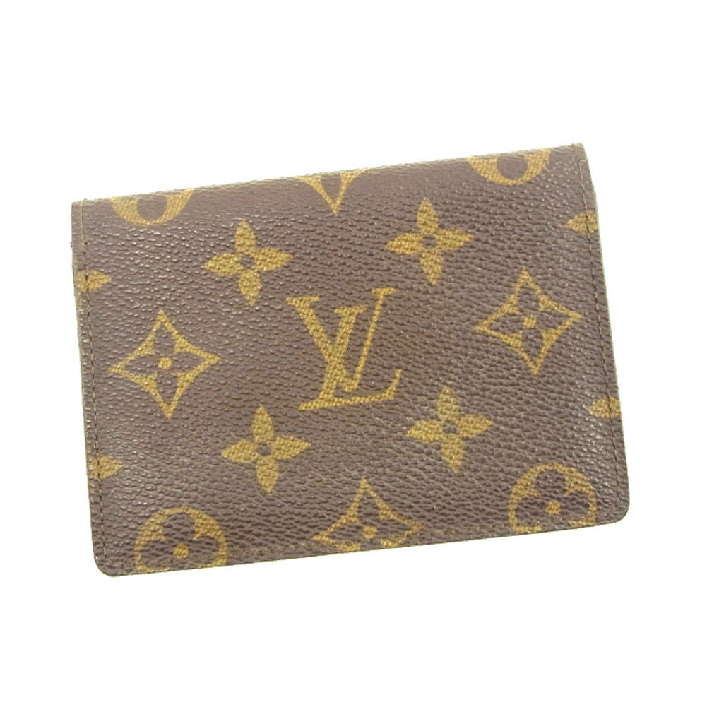 LOUIS VUITTON Pass case M60533 Brown Porto 2 Cult Vertical