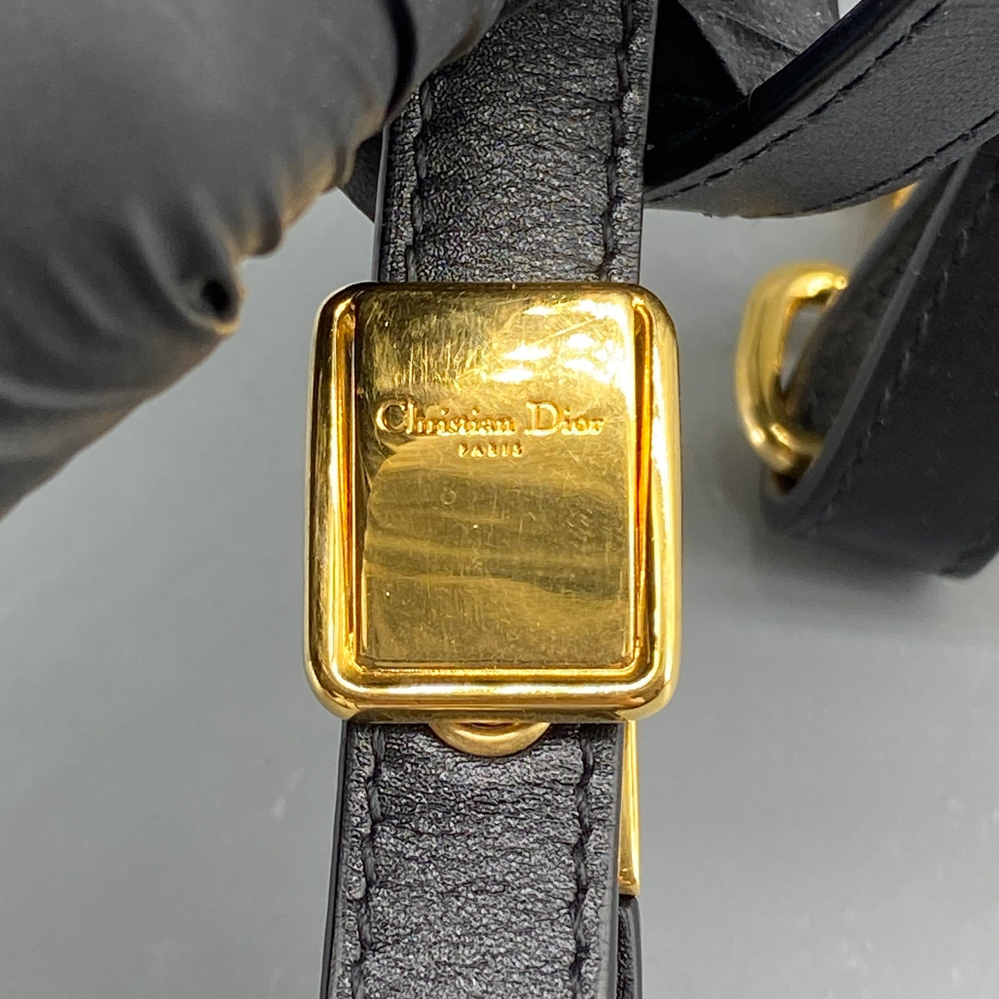Christian Dior Bobby East-West Smooth Black Calfskin Shoulder Bag